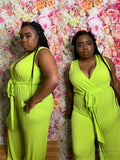 Lime Green Jumpsuit