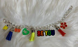 Be You Rainbow Charm Bracelet (silver)