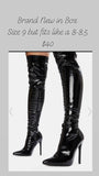 Leather Thigh Boots - Mz. Sassy E Boutique
