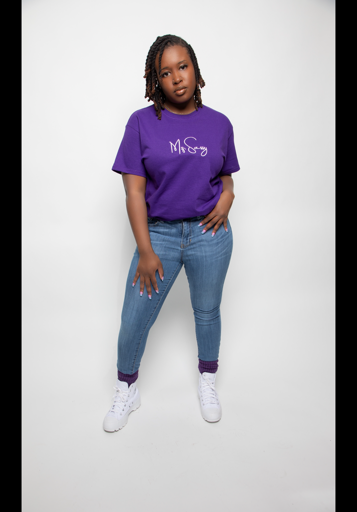 Purple T- Shirt - Mz. Sassy E Boutique