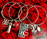 Heart of a Queen Sass Banglez Set (Silver) - Mz. Sassy E Boutique